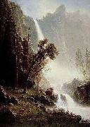 Albert Bierstadt Bridal Veil Falls. Yosemite painting